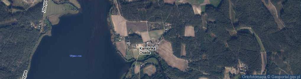 Zdjęcie satelitarne Kamionka Osada ul.